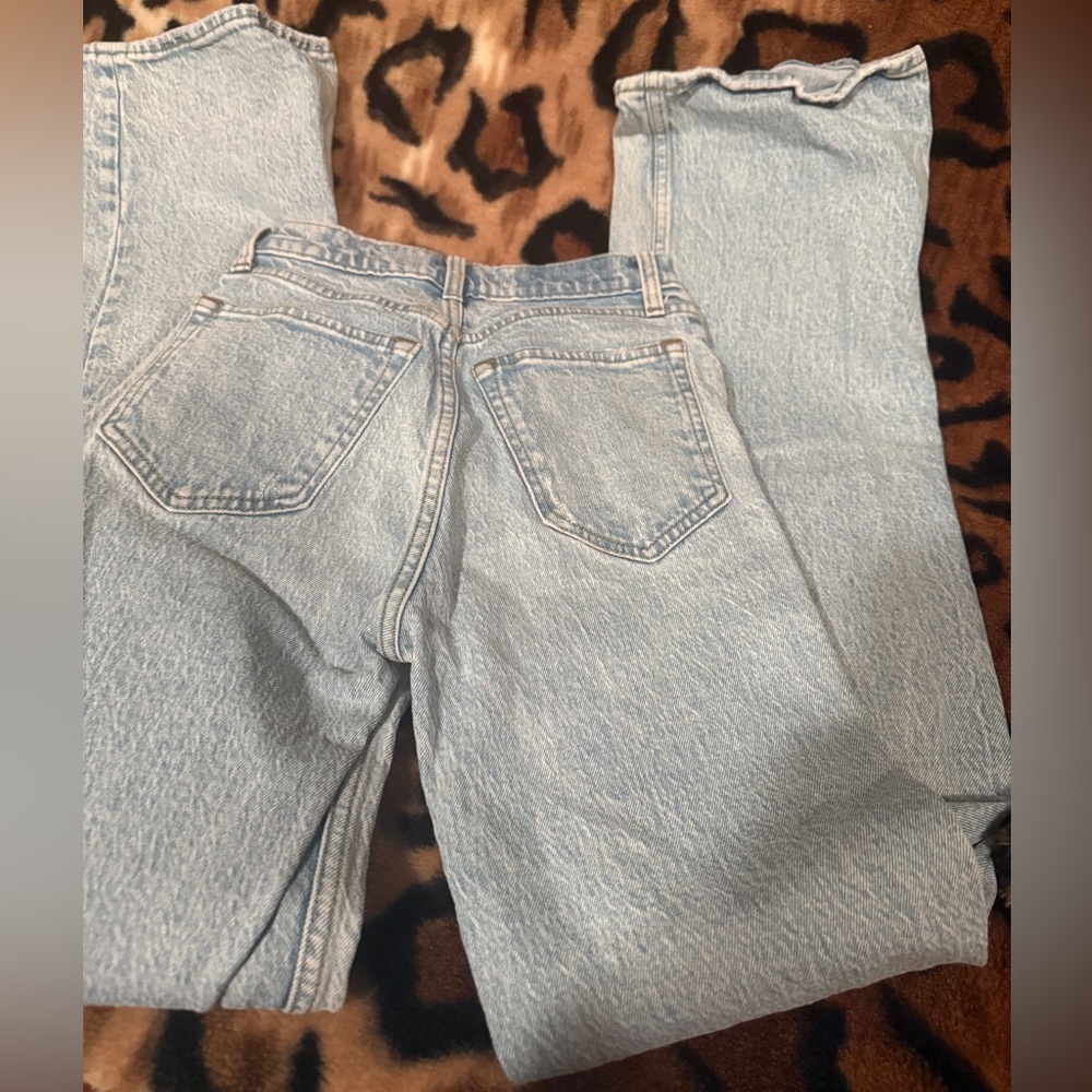 Abercrombie & Fitch Sky Blue High Rise Jeans